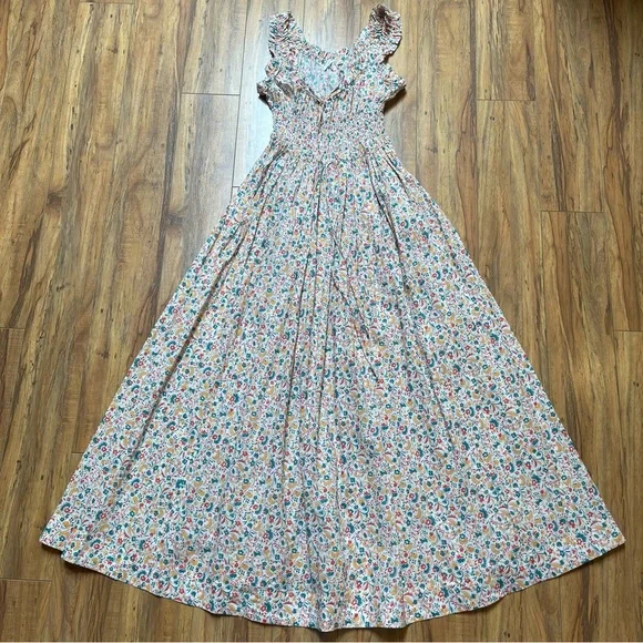 DOEN Emmaretta Dress in Wild Clover Floral Size M - Picture 2 of 13
